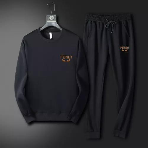 Fendi Tracksuits Long Sleeved For Men #1370129 $72.00 USD, Wholesale Replica Fendi Tracksuits