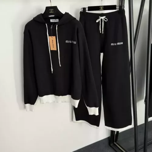 MIU MIU Tracksuits Long Sleeved For Women #1370149 $88.00 USD, Wholesale Replica MIU MIU Tracksuits