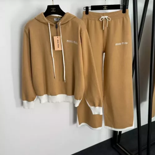 MIU MIU Tracksuits Long Sleeved For Women #1370150 $88.00 USD, Wholesale Replica MIU MIU Tracksuits