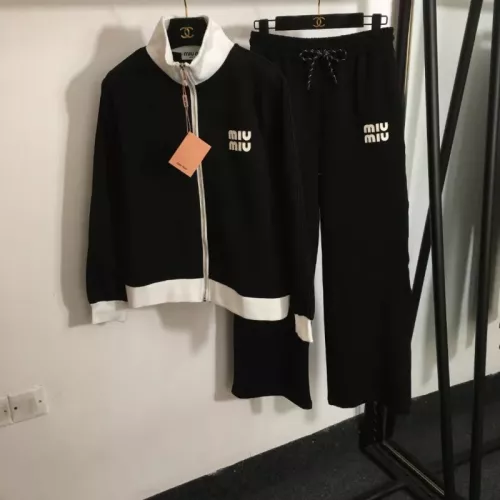 MIU MIU Tracksuits Long Sleeved For Women #1370155 $98.00 USD, Wholesale Replica MIU MIU Tracksuits