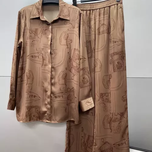 Hermes Pajamas Long Sleeved For Women #1370164 $98.00 USD, Wholesale Replica Hermes Tracksuits