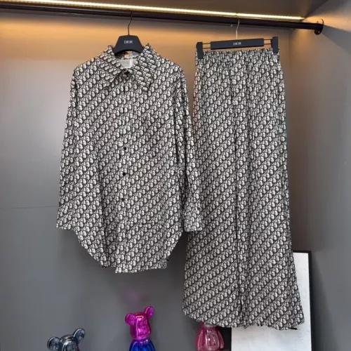 Christian Dior Pajamas Long Sleeved For Women #1370165 $98.00 USD, Wholesale Replica Christian Dior Tracksuits