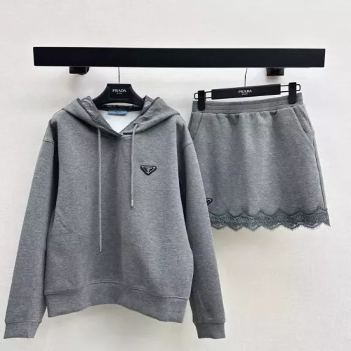 Prada Tracksuits Long Sleeved For Women #1370310 $85.00 USD, Wholesale Replica Prada Tracksuits