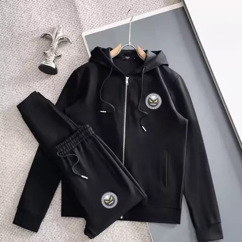 Fendi Tracksuits Long Sleeved For Men #1370330 $82.00 USD, Wholesale Replica Fendi Tracksuits
