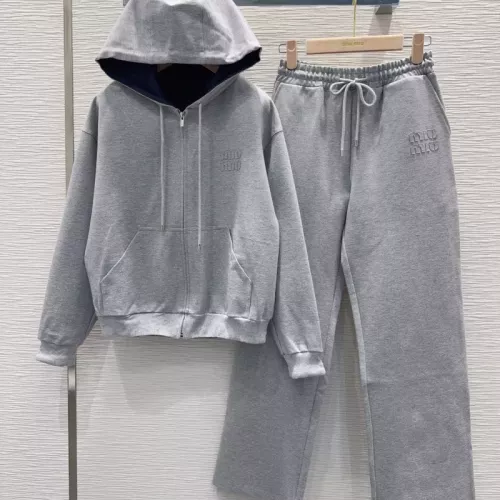MIU MIU Tracksuits Long Sleeved For Women #1370335 $102.00 USD, Wholesale Replica MIU MIU Tracksuits