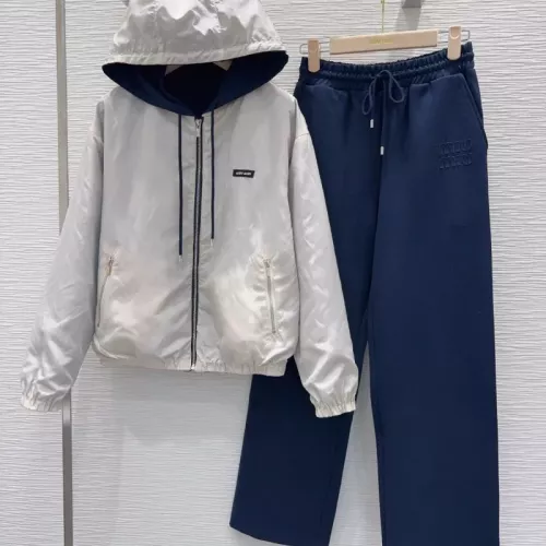 Replica MIU MIU Tracksuits Long Sleeved For Women #1370336 $102.00 USD for Wholesale