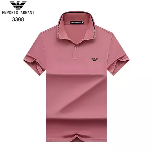 Armani T-Shirts Short Sleeved For Men #1370351 $32.00 USD, Wholesale Replica Armani T-Shirts