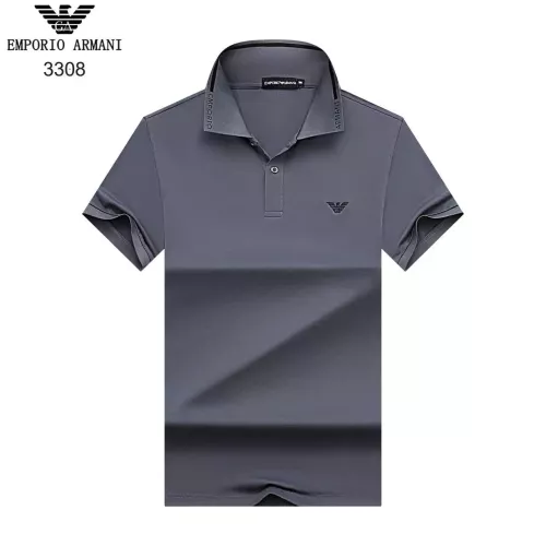 Armani T-Shirts Short Sleeved For Men #1370352 $32.00 USD, Wholesale Replica Armani T-Shirts