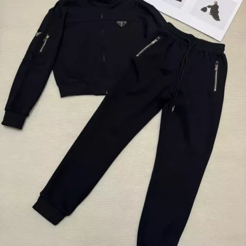 Replica Prada Tracksuits Long Sleeved For Women #1370361 $88.00 USD for Wholesale