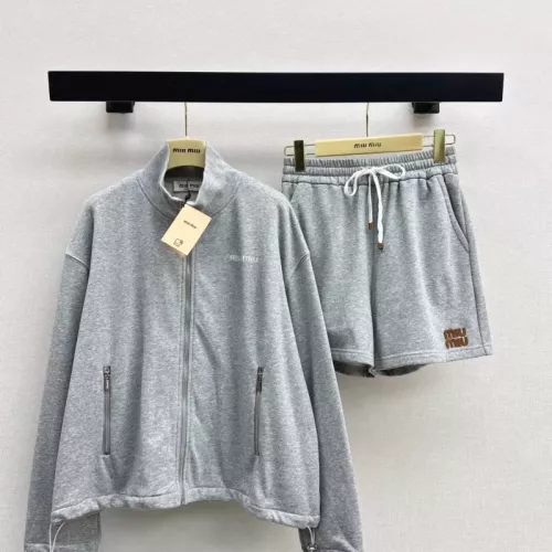 MIU MIU Tracksuits Long Sleeved For Women #1370362 $88.00 USD, Wholesale Replica MIU MIU Tracksuits