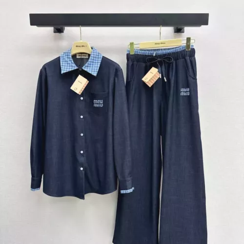 MIU MIU Tracksuits Long Sleeved For Women #1370363 $125.00 USD, Wholesale Replica MIU MIU Tracksuits