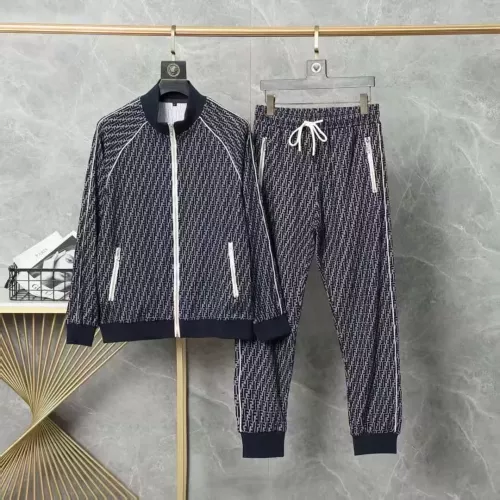 Fendi Tracksuits Long Sleeved For Men #1370393 $82.00 USD, Wholesale Replica Fendi Tracksuits
