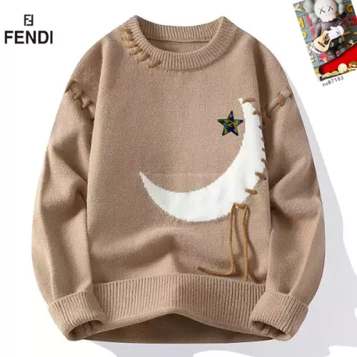 Fendi Sweaters Long Sleeved For Men #1370453 $48.00 USD, Wholesale Replica Fendi Sweaters