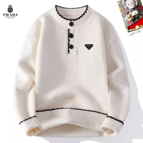 Prada Sweaters Long Sleeved For Men #1370460