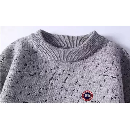 Replica Canada Goose Sweaters Long Sleeved For Men #1370468 $48.00 USD for Wholesale