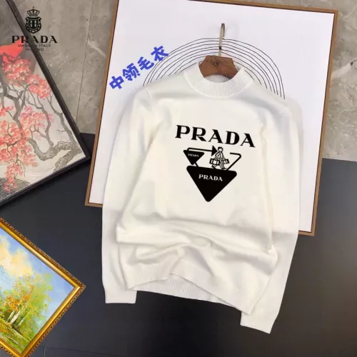 Prada Sweaters Long Sleeved For Men #1370506 $42.00 USD, Wholesale Replica Prada Sweaters