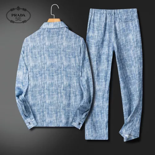 Replica Prada Tracksuits Long Sleeved For Men #1370589 $96.00 USD for Wholesale