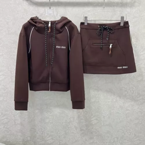 MIU MIU Tracksuits Long Sleeved For Women #1370603 $160.00 USD, Wholesale Replica MIU MIU Tracksuits