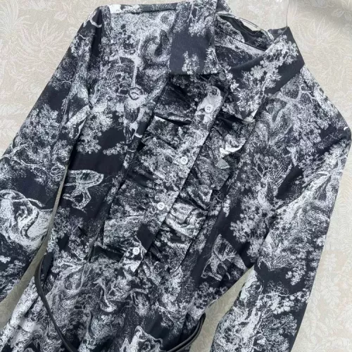 Replica Christian Dior Dresses Long Sleeved For Women #1370617 $132.00 USD for Wholesale