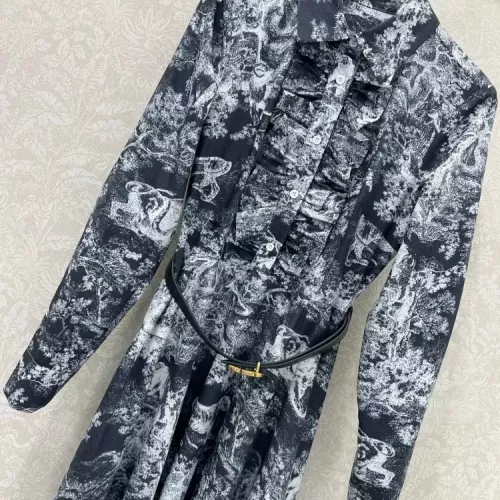 Replica Christian Dior Dresses Long Sleeved For Women #1370617 $132.00 USD for Wholesale