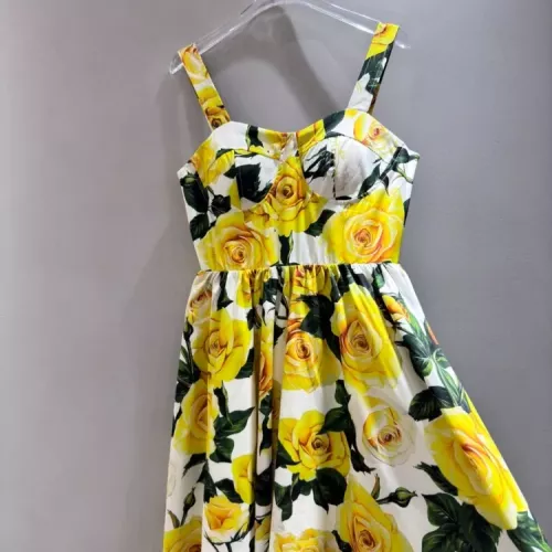 Replica Dolce & Gabbana Dresses Sleeveless For Women #1370642 $100.00 USD for Wholesale