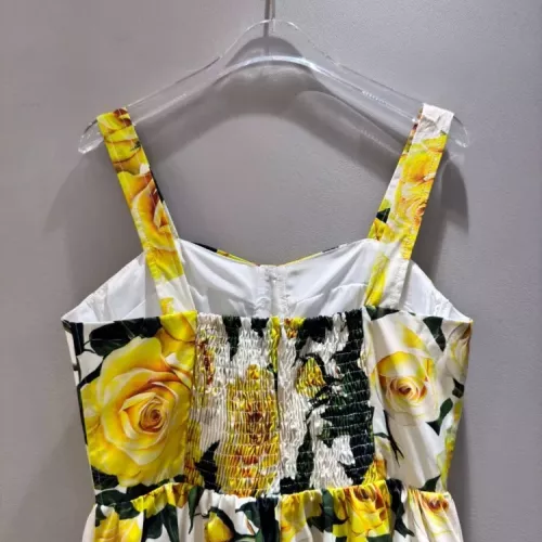 Replica Dolce & Gabbana Dresses Sleeveless For Women #1370642 $100.00 USD for Wholesale