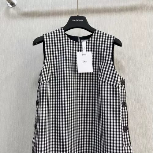 Replica Christian Dior Dresses Sleeveless For Women #1370645 $115.00 USD for Wholesale