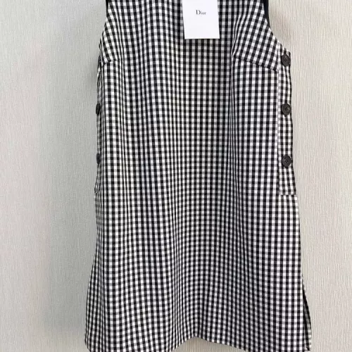 Replica Christian Dior Dresses Sleeveless For Women #1370645 $115.00 USD for Wholesale