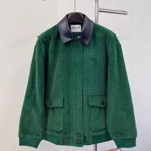MIU MIU Jackets Long Sleeved For Women #1370666 $158.00 USD, Wholesale Replica MIU MIU Jackets