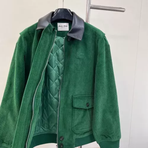 Replica MIU MIU Jackets Long Sleeved For Women #1370666 $158.00 USD for Wholesale