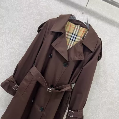 Replica Burberry Trench Coat Long Sleeved For Women #1370673 $160.00 USD for Wholesale