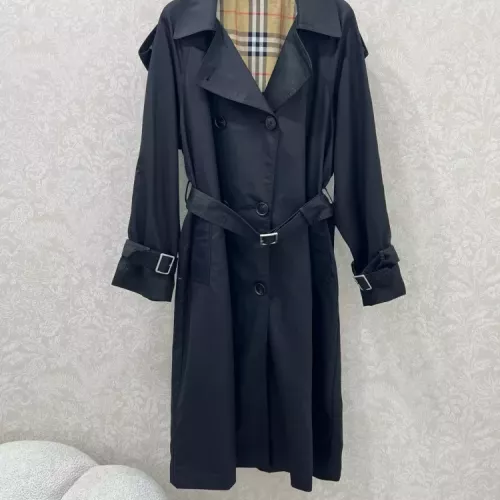 Burberry Trench Coat Long Sleeved For Women #1370674 $160.00 USD, Wholesale Replica Burberry Trench Coat