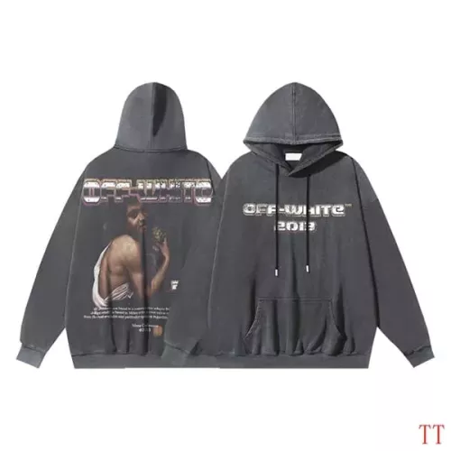 Off-White Hoodies Long Sleeved For Unisex #1370742 $56.00 USD, Wholesale Replica Off-White Hoodies