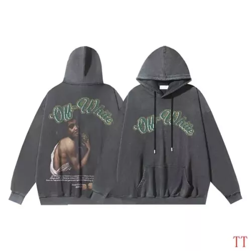 Off-White Hoodies Long Sleeved For Unisex #1370743 $56.00 USD, Wholesale Replica Off-White Hoodies