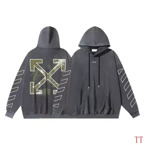 Off-White Hoodies Long Sleeved For Unisex #1370744 $60.00 USD, Wholesale Replica Off-White Hoodies