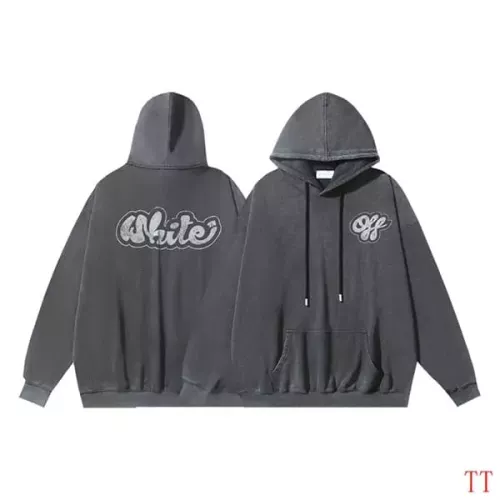 Off-White Hoodies Long Sleeved For Unisex #1370745 $56.00 USD, Wholesale Replica Off-White Hoodies