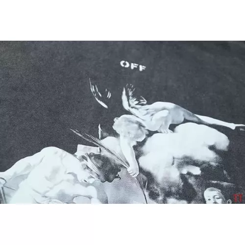 Replica Off-White Hoodies Long Sleeved For Unisex #1370747 $56.00 USD for Wholesale