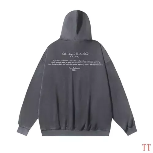 Replica Off-White Hoodies Long Sleeved For Unisex #1370748 $56.00 USD for Wholesale