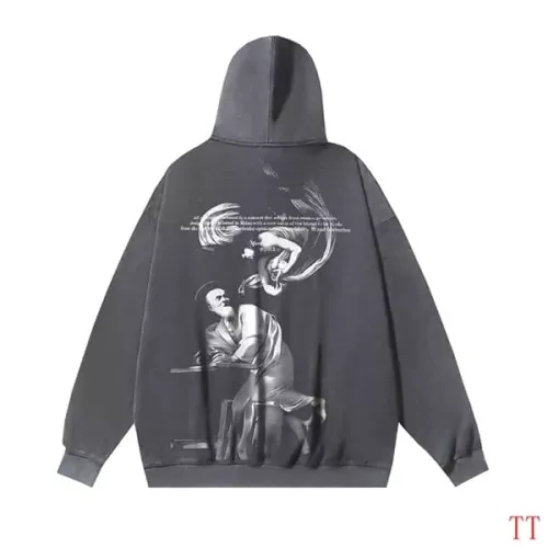 Off-White Hoodies Long Sleeved For Unisex #1370751 $56.00 USD, Wholesale Replica Off-White Hoodies