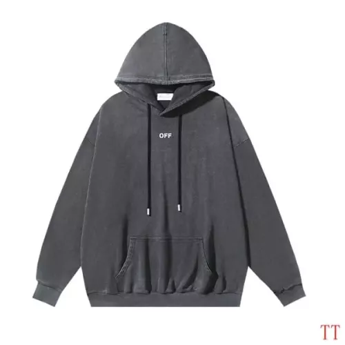 Replica Off-White Hoodies Long Sleeved For Unisex #1370751 $56.00 USD for Wholesale