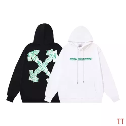 Replica Off-White Hoodies Long Sleeved For Unisex #1370753 $52.00 USD for Wholesale