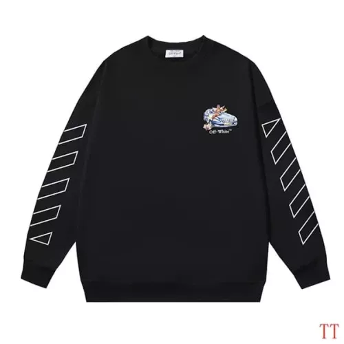 Replica Off-White Hoodies Long Sleeved For Unisex #1370770 $45.00 USD for Wholesale