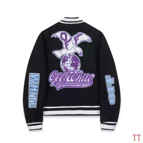 Replica Off-White Jackets Long Sleeved For Unisex #1370776 $98.00 USD for Wholesale