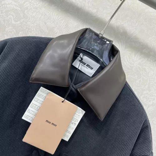 Replica MIU MIU Coat Long Sleeved For Women #1370798 $125.00 USD for Wholesale