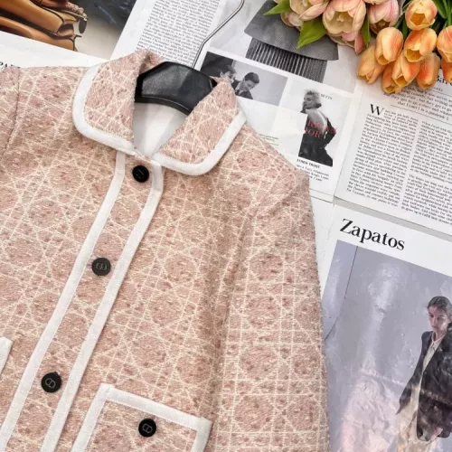 Replica Christian Dior Jackets Long Sleeved For Women #1370852 $150.00 USD for Wholesale