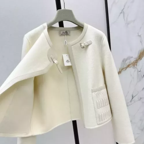 Replica Hermes Jackets Long Sleeved For Women #1370980 $261.16 USD for Wholesale