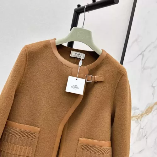 Replica Hermes Jackets Long Sleeved For Women #1370983 $261.16 USD for Wholesale