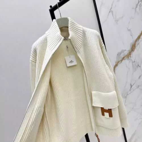 Replica Hermes Jackets Long Sleeved For Women #1370986 $160.00 USD for Wholesale