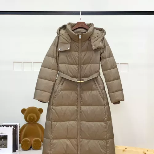 Burberry Down Feather Coat Long Sleeved For Women #1371034 $247.93 USD, Wholesale Replica Burberry Down Feather Coat