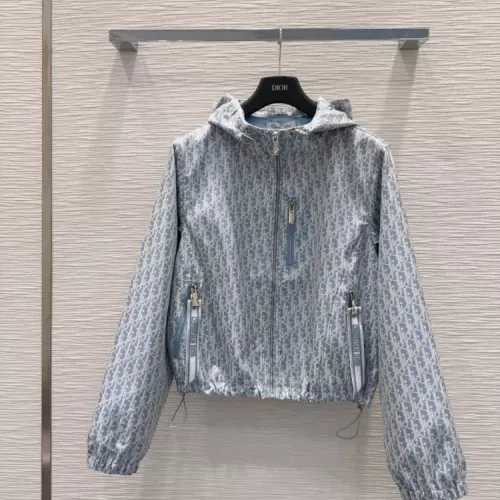 Replica Christian Dior Jackets Long Sleeved For Women #1371045 $100.00 USD for Wholesale